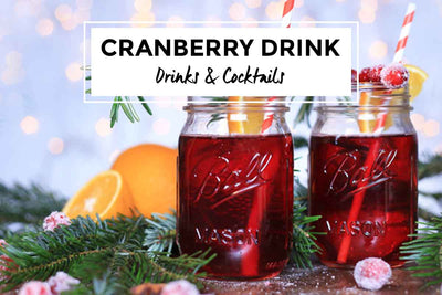 Cranberry Punsch im Mason Jar