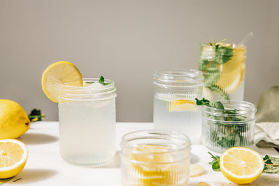 Behind the scenes: Ripple Gläser & Ginger Lemon Drink Rezept