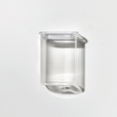 Lieblingsglas Vorratsglas Ripple Eckig | 1.0 L