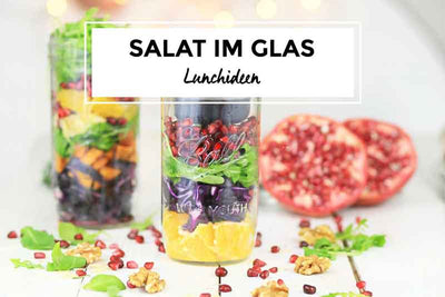 Salat in der Mason Jar Lunchbox