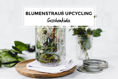 Blumenstrauß upcycling