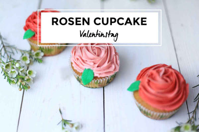 Rosencupcakes im Mason Jar