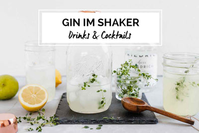 Gin Cocktail im Shaker