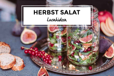 Herbstsalat im Glas