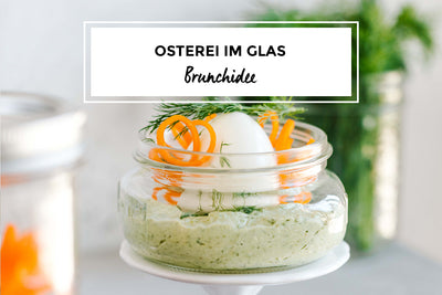 Osterei im Glas