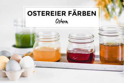 Eier färben mit natürlichen Farben