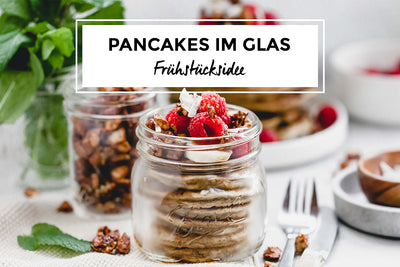 Pancakes im Glas