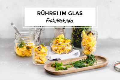 Rührei im Glas