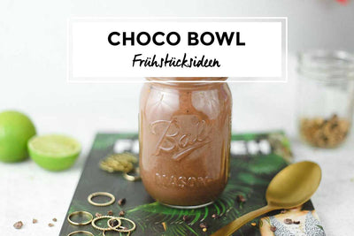 Schoko Smoothie Bowl Mason Jar