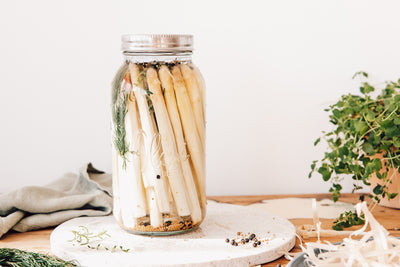 Spargel fermentieren im Frühling