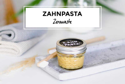 Zerowaste Zahnpasta mit Kurkuma