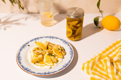 Schritt für Schritt zu deinem Sommerrezept: Eingelegte Artischocken mit Dip