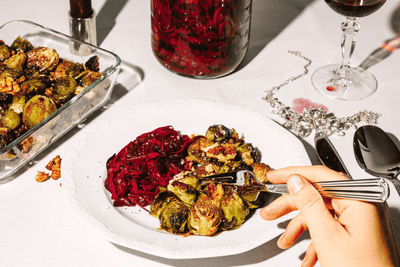 Weihnachtliche Fermente: Gerösteter Rotkohl & Rosenkohl für gesunde  Festtage