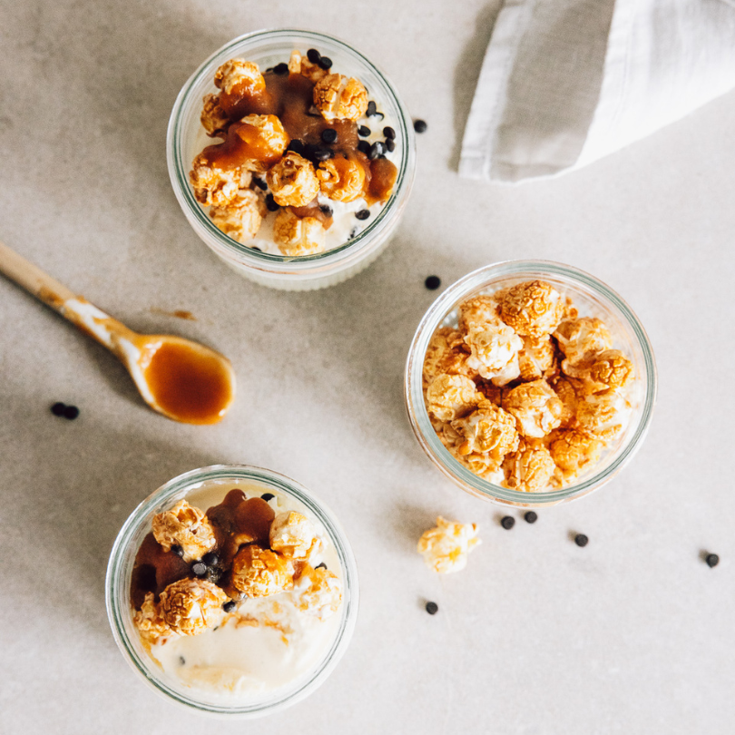 Eisbox Deluxe Peanutbutter Eis selbst machen im Lieblingsglas