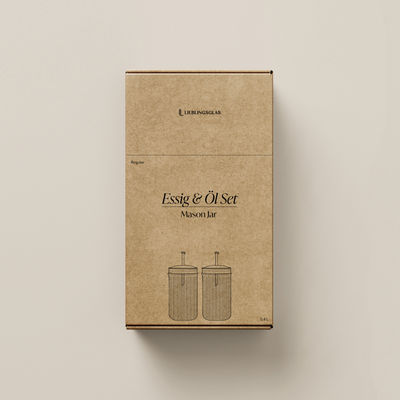 Essig & Öl Set | Mason Jar