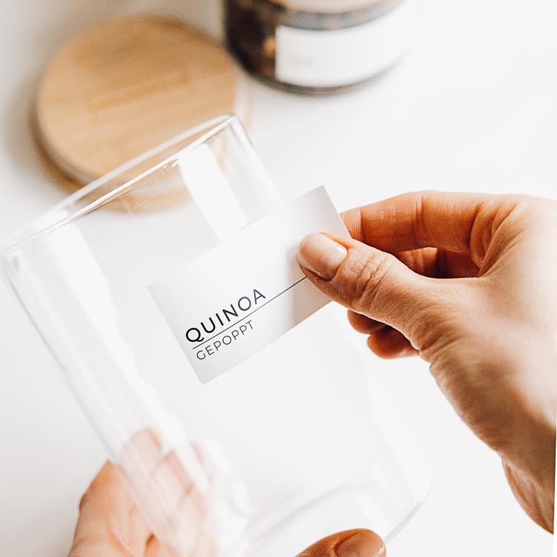 Quinoa Tag Glas Lieblingsglas