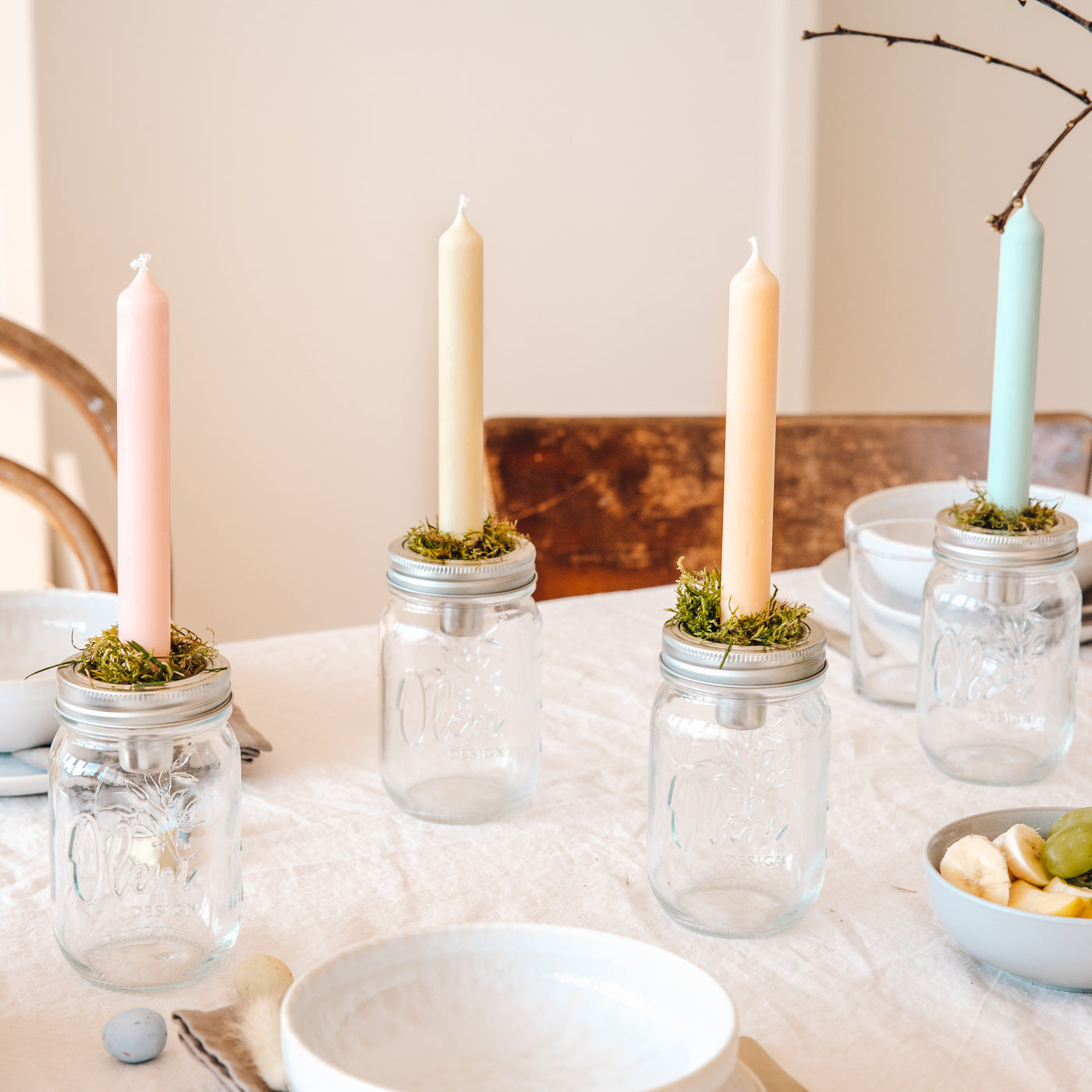 Kerzenhalter | Mason Jar – Lieblingsglas | Kerzenständer