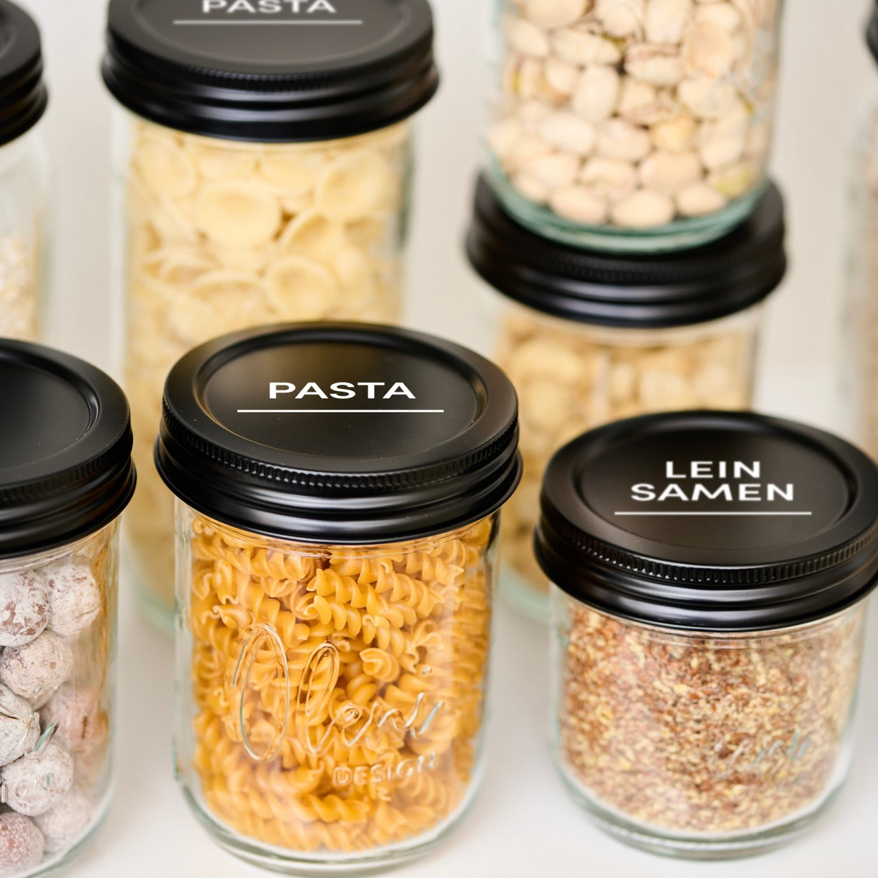 Tafelfarbe Sticker  Mini Jars – Lieblingsglas