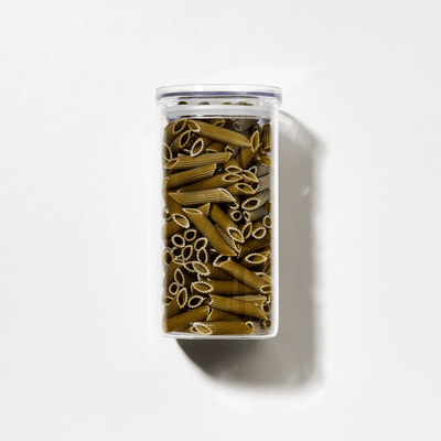 Vorratsglas Eckig Slim 1.1 Liter Grüne Pasta