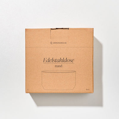 Lieblingsglas Edelstahldose S