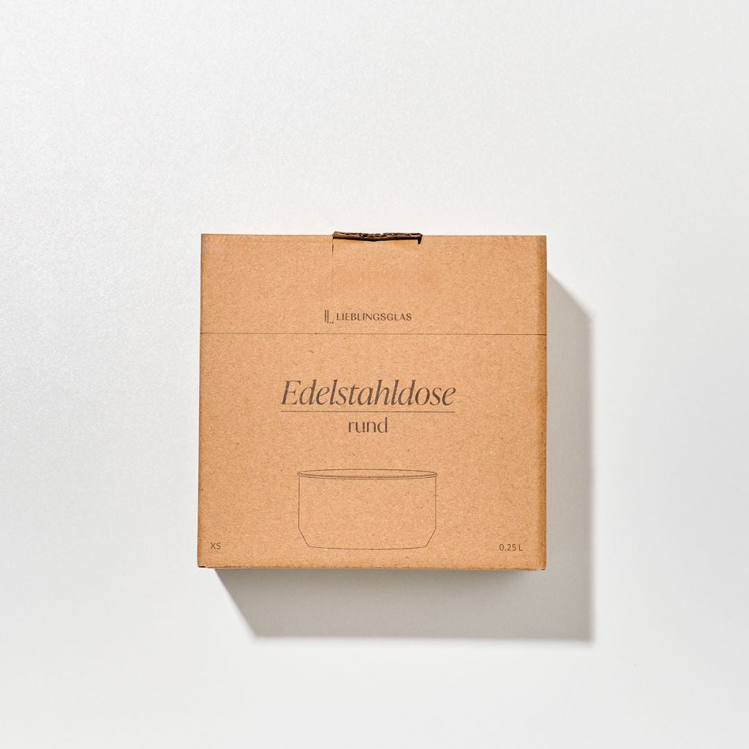 Lieblingsglas Edelstahldose XS | 0.25 L