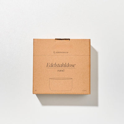 Lieblingsglas Edelstahldose XS | 0.25 L