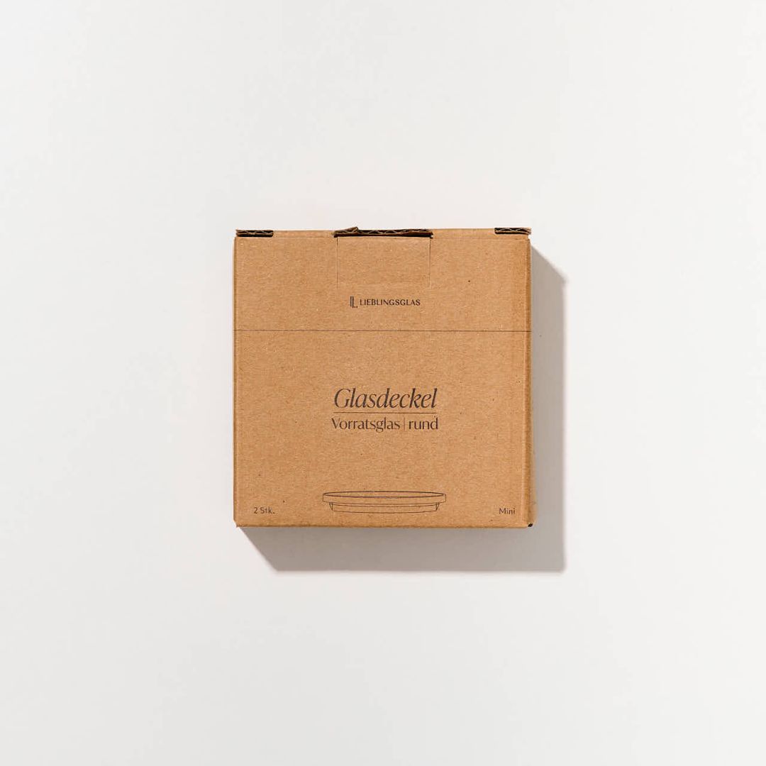 Glasdeckel | Vorratsgläser | Rund | Mini