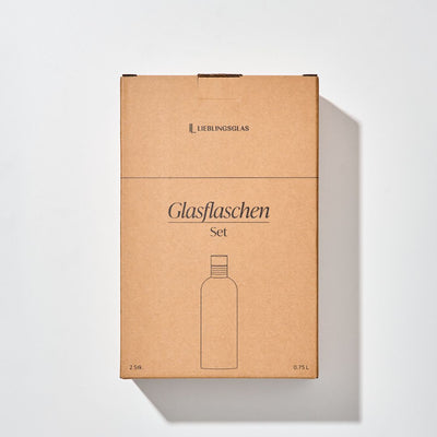 Lieblingsglas Glasflasche