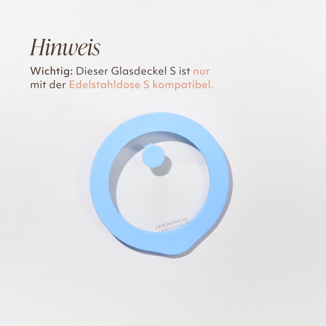 Lieblingsglas Zusatzdeckel S