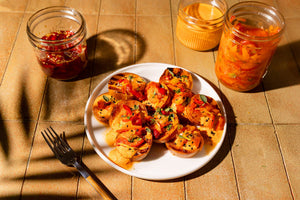 Paprika Kimchi für Anfänger:innen im Glas