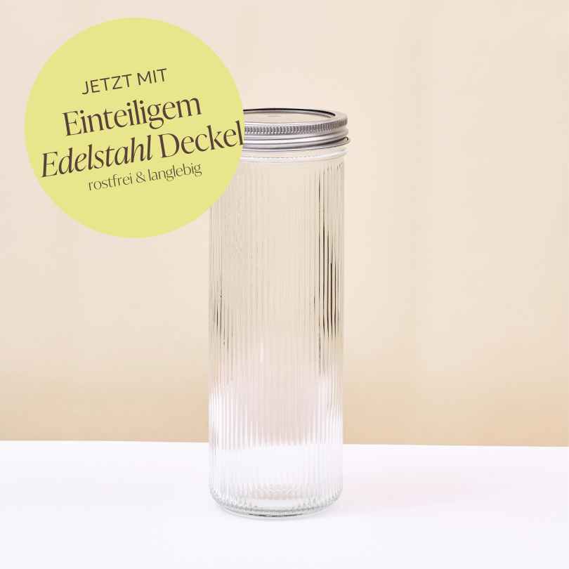 Ripple Mason Jar | Wide | 1 L