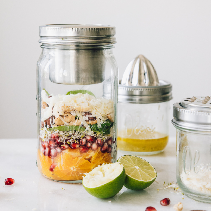 "Salat im Glas" Set