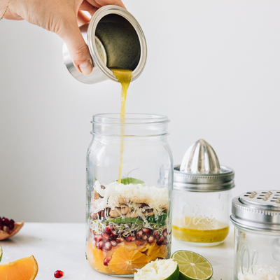 "Salat im Glas" Set