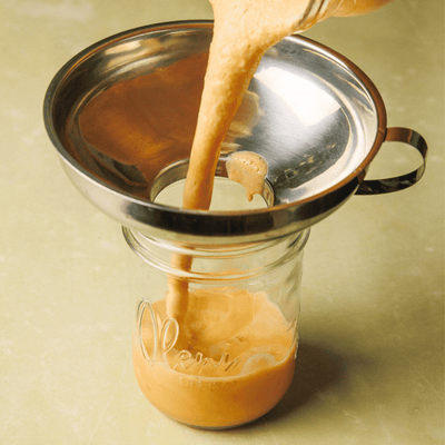 Trichter Edelstahl Batch Cooking