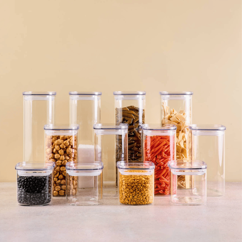 Vorratsschrank Starter Set | Eckig | Slim