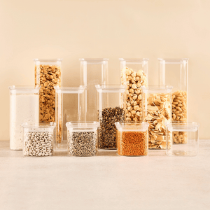 Lieblingsglas Vorratsschrank Starter Set Eckig Maxi