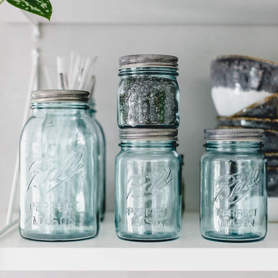 Ball Mason Glas | Aqua | 475 ml