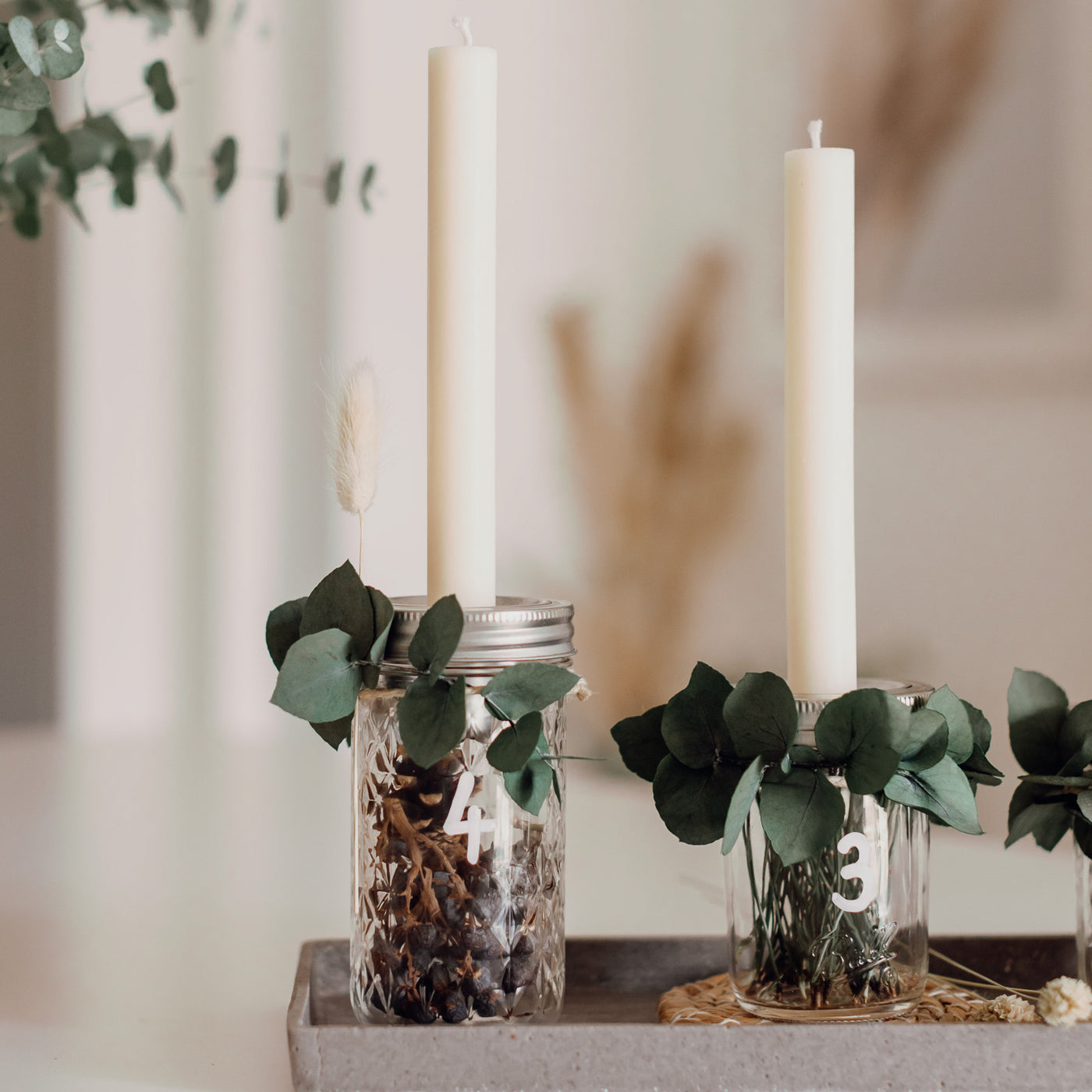 rapeseed wax candle set