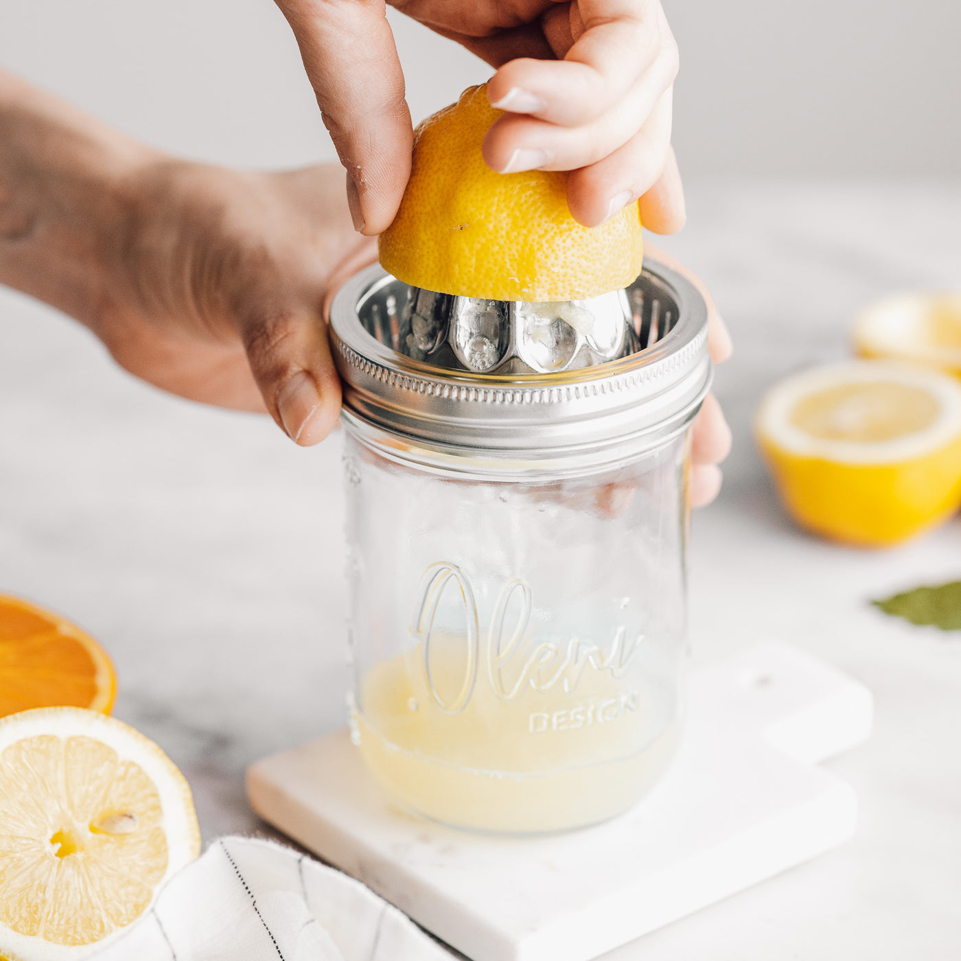 Zitronenpresse Mason Jar