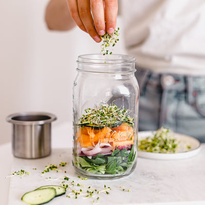 Mason Jar Wide 1 Liter Lieblingsglas 