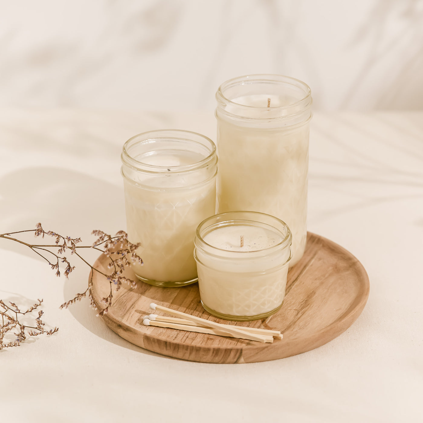 Kerze im Glas | 3er Set